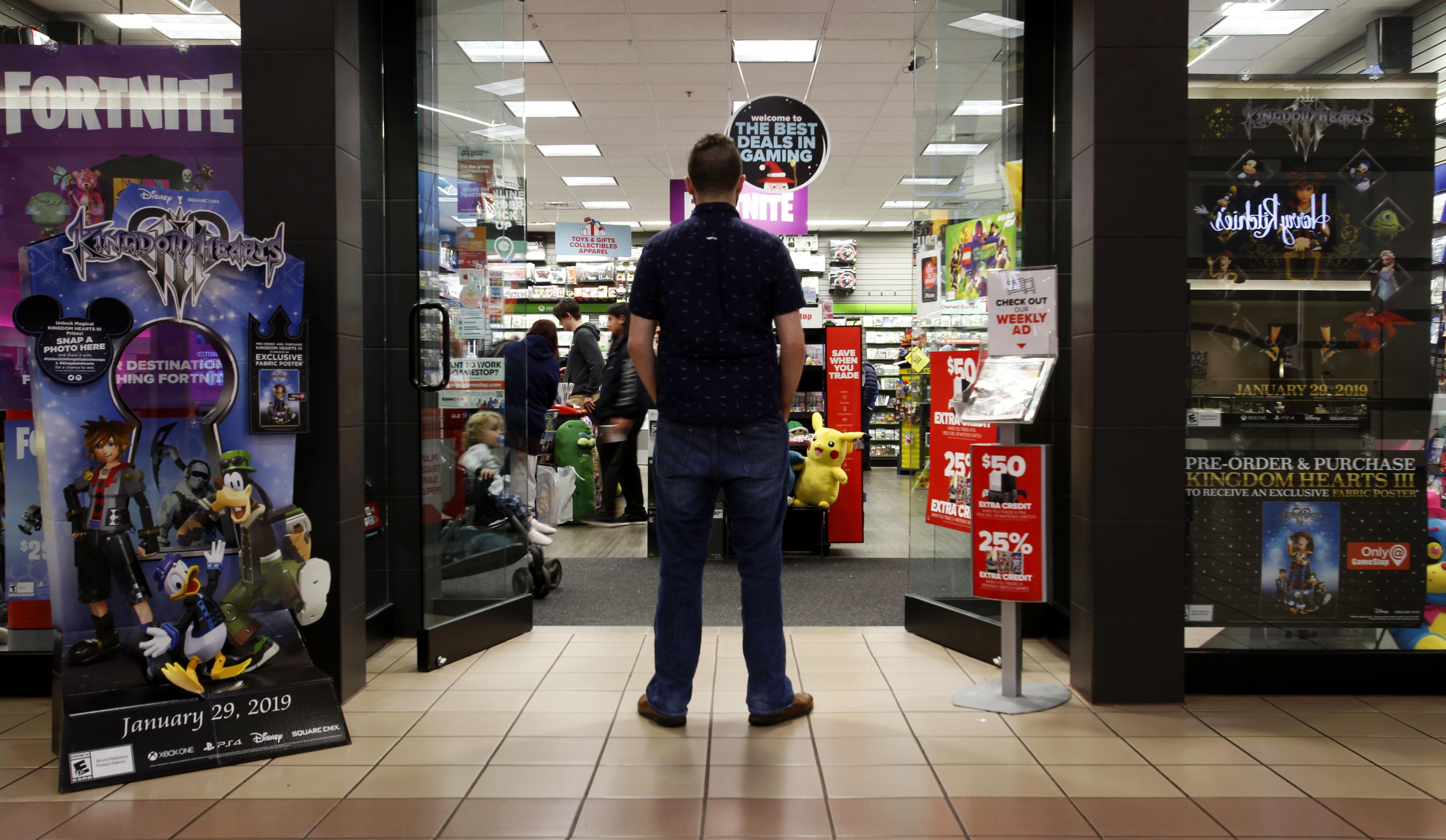 video game store in the mall